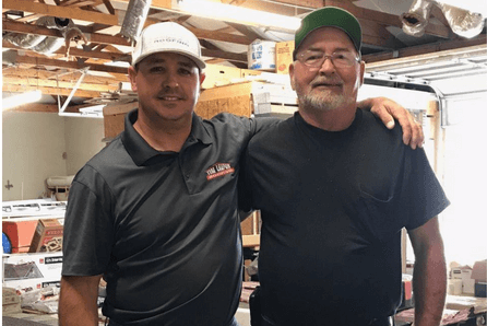 Tim Leeper and Dad