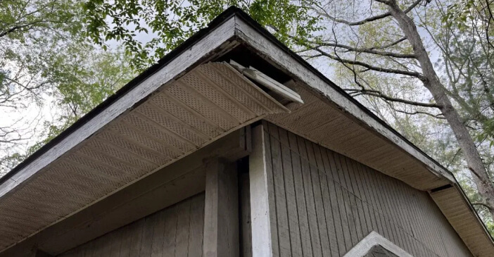 Damage to Soffit or Fascia